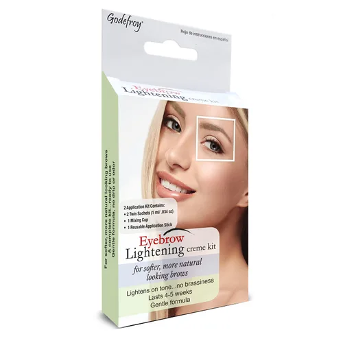 Miniatura 7 de Godefroy Kit de aplicación de un solo uso de crema para aclarar el color de las cejas