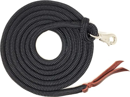 Cuerda para yate de poliéster de doble trenza, de 9/16 pulgadas, de primera calidad, cuerda para guiar caballos, para equitación, con anillo o