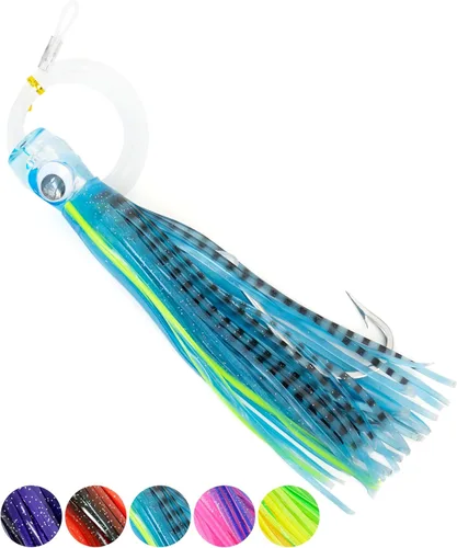 BLUEWING Señuelo de Curricán para Pesca Mayor de 6 pulgadas/9 pulgadas/11 pulgadas/12 pulgadas/14 pulgadas/15 pulgadas/20 pulgadas, Aparejos de Agua