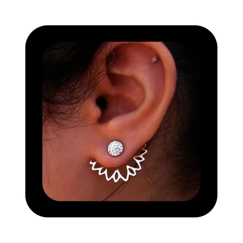Pendientes vintage con diseño de flor de loto, aretes de flor de cristal, aretes de loto con diamantes de imitación dorados, aretes de loto de dos
