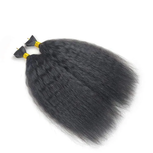 Miniatura 2 de Extensiones de cabello humano brasileño con cinta adhesiva, extensiones de cabello humano brasileño Yaki grueso, 40 unidades, 3.53 oz