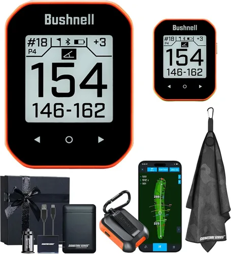 Miniatura 14 de Bushnell Golf Phantom 3 Slope GPS Handlheld (negro) Más de 38,000 campos, compensación de pendientes, información de peligro, calculadora