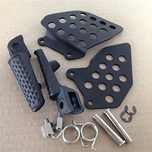 Miniatura 4 de HONGK - Soporte de clavijas de pie delantero negro compatible con Cbr600Rr Rr 2007 2008-2011 [B01C0SU70M]