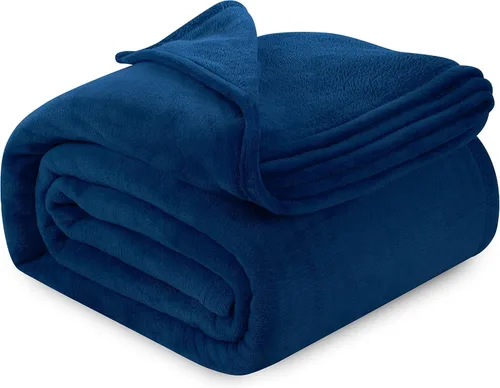 Miniatura 8 de Utopia Bedding Manta de forro polar negro, tamaño individual, ligera, mullida, suave, antiestática de microfibra (60 x 80 pulgadas)
