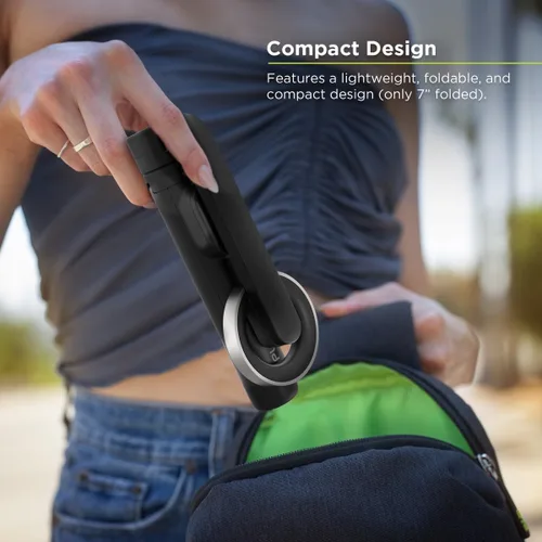 Miniatura 6 de PureGear Soporte de trípode magnético para selfie stick con control remoto inalámbrico, compatible con MagSafe para iPhone serie 17/16/15/14/13/12