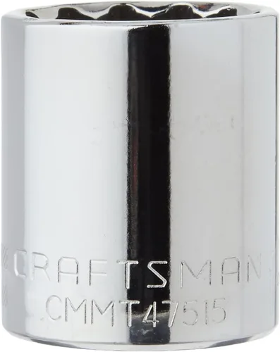 Miniatura 19 de CRAFTSMAN - Llave poco profunda, SAE, accionamiento de 1/2 pulgada, 1 pulgada, 12 puntas (CMMT47514)