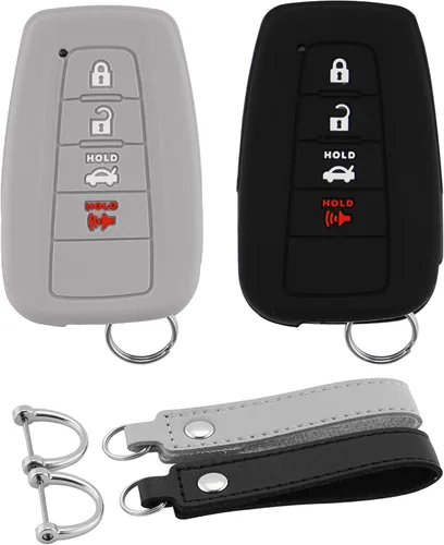 Miniatura 9 de Funda de Silicona para Llavero Compatible con Chevy GMC 5 Botones 2023 2022-2019 Chevy Silverado Tahoe Suburban GMC Sierra Acadia Terrain Protector