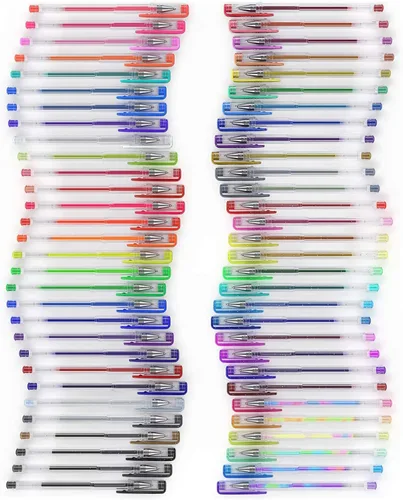 Miniatura 3 de Bolígrafos de gel Arteza 60 colores individuales sin ácido y no tóxico (puntas de 0.03 a 0.039 pulgadas, juego de 60)