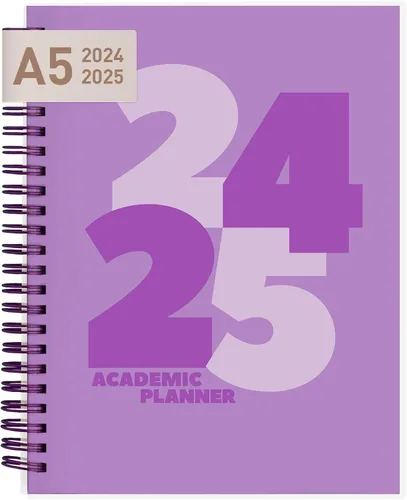 Riley's Planner 2024-2025 - Agenda semanal gruesa de 18 meses, agenda semanal y mensual audaz y distintiva, cubierta resistente, páginas de notas,