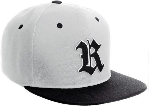 Miniatura 1542 de Daxton Gorra clásica con visera de billete plano con letras del alfabeto inglés antiguo de la A a la Z