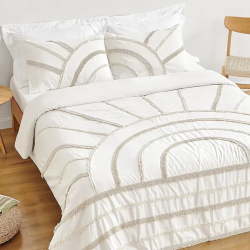 Miniatura 8 de Sweet Jojo Designs 3-Piece Duvet Cover Queen Size (Cotton Boho Arrow) for Girls/Boys, Teen, Kids Full Size Bedding, Bed in a Bag incl. Duvet Case &