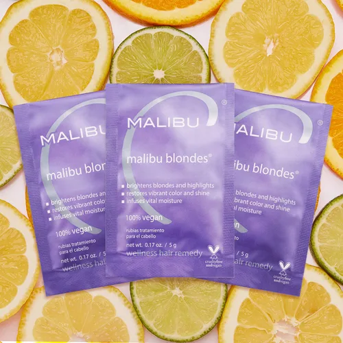 Miniatura 2 de Malibu C Blondes Remedio Wellness - Elimina la decoloración del cabello rubio decolorado, con mechas o natural + Restaura la vivacidad y el brillo