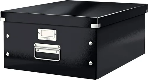 Miniatura 19 de Leitz Caja de almacenamiento A5, rango de clic y tienda 60430001 - Caja de almacenamiento pequeña, blanca A5 Azul (Ice Blue)