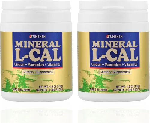 Mineral L-Cal Calcio con vitamina D3, suministro para 4 meses, formato de bola soluble en agua con magnesio y minerales, suplemento de calcio y
