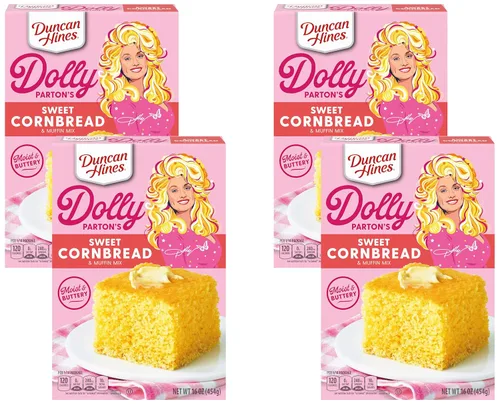 Miniatura 8 de Duncan Hines Mezcla para Pan de Maíz Dulce y Muffins de Dolly Parton, 16 oz.