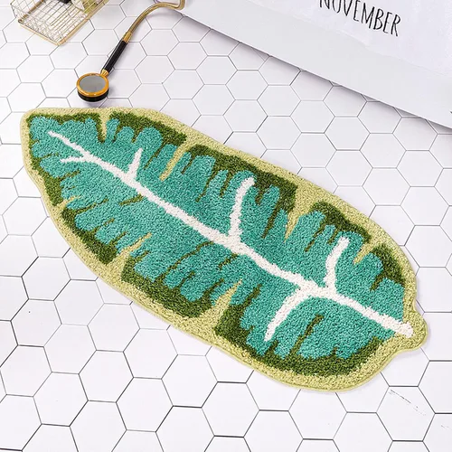 Miniatura 13 de UKELER ELER - Bonita alfombra de baño Chill Pill, azul, absorbente, antideslizante, lavable, suave, lanuda alfombra de ducha de 27.5 x 15.5 pulgadas