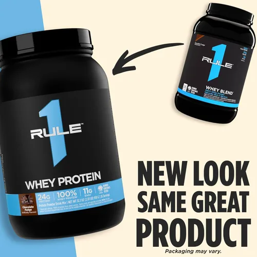 Miniatura 4 de Rule 1 Proteins Proteína de suero – 0.85 oz de proteína de acción rápida de fuentes de suero de leche con EAA y BCAA naturales para la recuperación