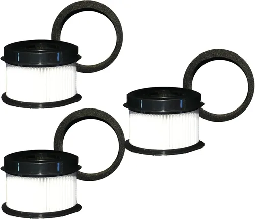 EnviroCare Filtro de vacío de repuesto para Bissell 9/10/12 HEPA plisado micro filtro interior y filtro de espuma exterior 3 juegos