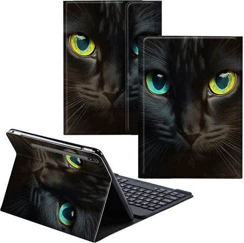 Miniatura 21 de Funda para Samsung Galaxy Tab S6 Lite 2022/2020 Teclado inalámbrico desmontable y cubierta de cuero PU Funda protectora para Samsung Galaxy Tab S6