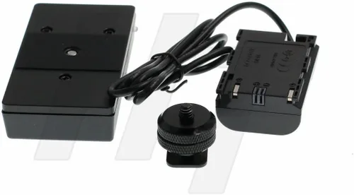 Miniatura 2 de HangTon - Batería falsa LP-E6 completamente decodificada NP-F970 770 Adaptador de placa de montaje 7.4V para cámara réflex digital Canon EOS R5 R6