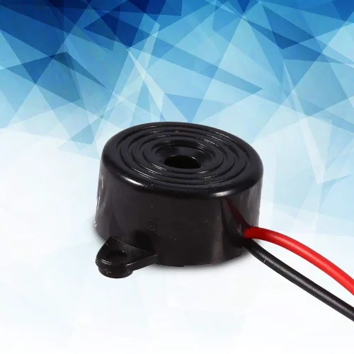 Miniatura 7 de piezo zumbador de alarma, Zumbador Electrónico Sonido de Alerta de Sonido 3 24V Piezo Tono Electrónico Zumbador de Alarma de Sonido Continuo