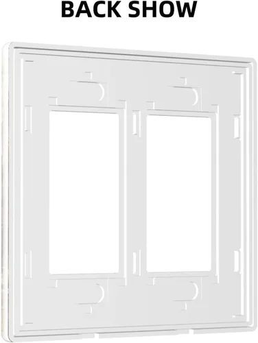 Miniatura 941 de Placa de Interruptor de Luz Azul de 1 Gang, Placa de Pared Decorativa de Palanca Individual, Cubierta de Placa de Pared de Palanca, Placa Frontal