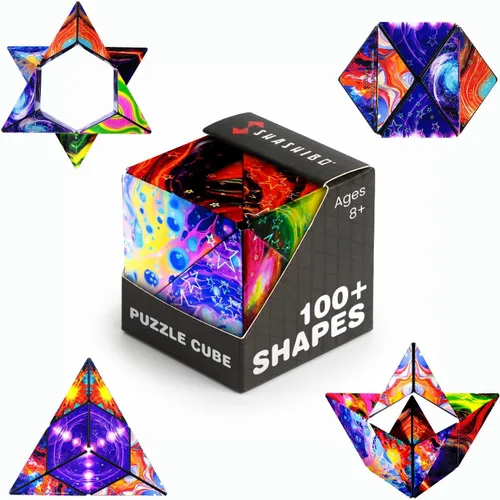 Miniatura 33 de Shashibo Juguete sensorial antiestrés para adultos y niños, juguete para aliviar el estrés para adultos, adolescentes y niños, juguetes geniales