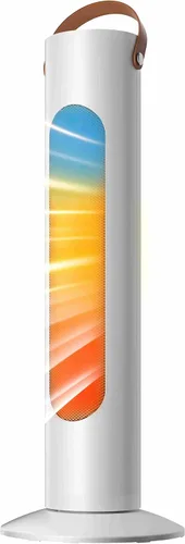 Calentadores eléctricos de espacio para uso en interiores, calentador portátil para habitación y oficina de 25" con oscilación de 70°, 1500W, 2