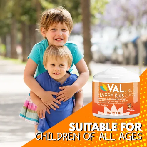 Miniatura 9 de VAL Crema de magnesio para niños Relajación para rutina diurna y para dormir Cloruro de magnesio Zechstein suave Apoyo para la calma