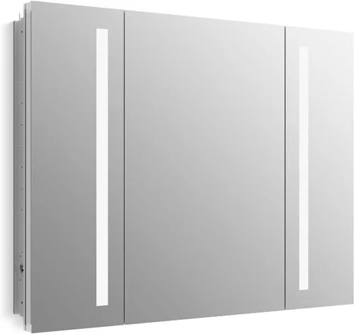 Miniatura 29 de KOHLER 99001-NA Verdera - Botiquín de baño de 15 pulgadas de ancho x 30 pulgadas de alto con espejo de aumento, gabinete de pared de baño empotrado