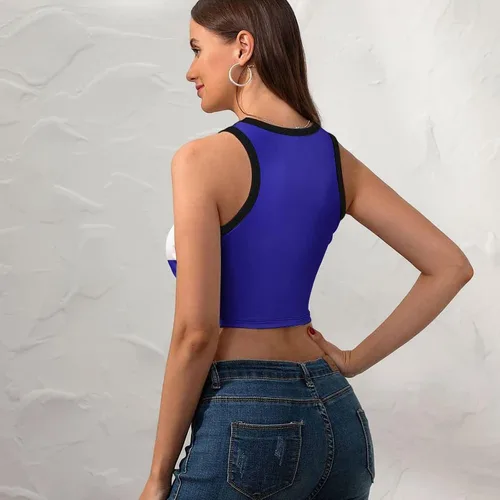 Miniatura 5 de Adugen Origei El Salvador Bandera de Guatemala Estampado Moda Yoga Ropa Yoga Bra Yoga Crop Tank Tops Sujetador Deportivo Bandera de El Salvador