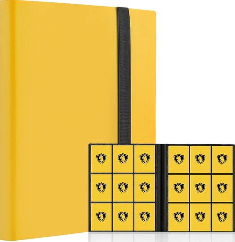 Miniatura 27 de Carpeta de tarjetas coleccionables de 9 bolsillos, libro de tarjetas premium para 360 tarjetas, álbum de tarjetas resistente para tarjetas