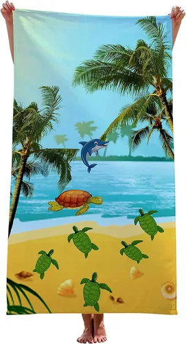 Miniatura 20 de Toalla de playa de microfibra mariposa – Toalla de viaje de secado rápido sin arena para adultos, adolescentes y niños (30 x 60 pulgadas)