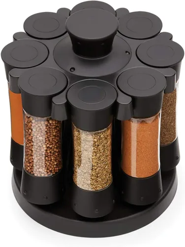 Miniatura 55 de KitchenArt 57010 Select-A-Spice Carrusel de medición automática serie profesional, satinado