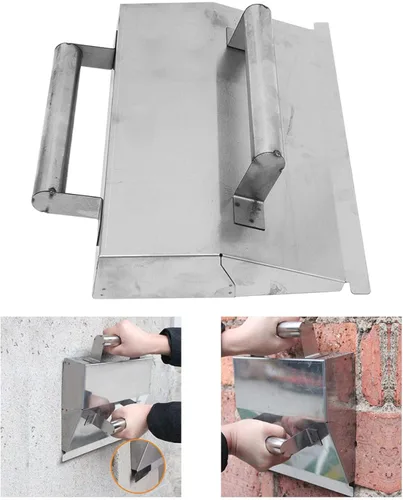 Miniatura 5 de Herramienta de paleta de hormigón, herramientas de acabado de hormigón de acero inoxidable Herramientas de hormigón Groover de hormigón - Paleta