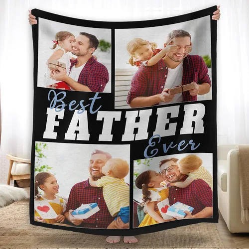 Miniatura 13 de YESCUSTOM Manta de fotos personalizada con tus fotos y textos, fabricada en Estados Unidos, regalo para esposas amigas para vacaciones, cumpleaños