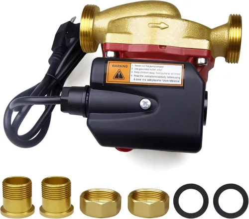 Miniatura 6 de UP15-29SU/LC, 59896776 115V Bomba de circulación no sumergible de 1/8 HP Unión NPSM de 1-1/4 pulgadas, bomba de rotor enlatada Construcción de cobre