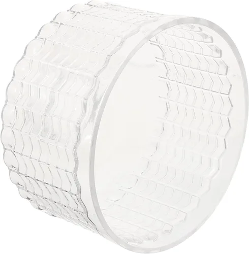Miniatura 10 de Beaupretty Pantalla de luz colgante de vidrio de 5.90 x 5.90 x 3.54 pulgadas, reemplazo de pantalla de lámpara colgante con patrón de rayas