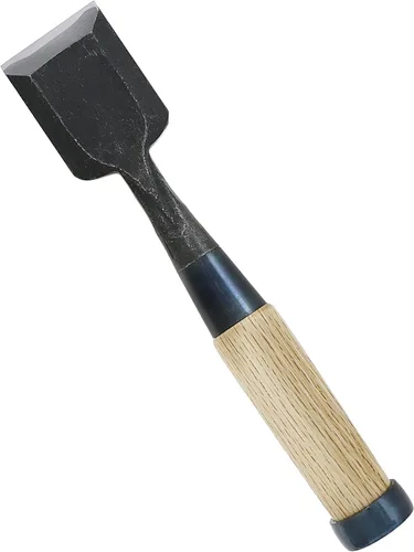 KAKURI Cincel de madera japonés para carpintería 1-5/8" (42 mm), fabricado en Japón, cincel de madera Oire Nomi, hoja de acero de alto carbono