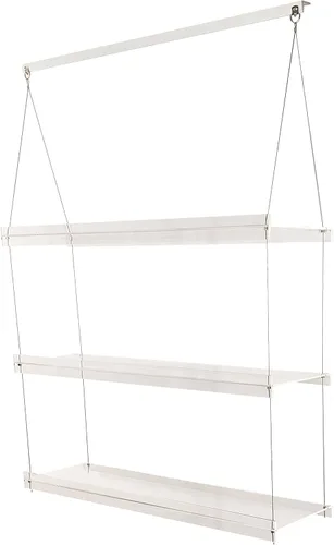 Miniatura 9 de Estantes colgantes de acrílico para ventanas (34 pulgadas de ancho, 2 estantes - 35 pulgadas de alto)