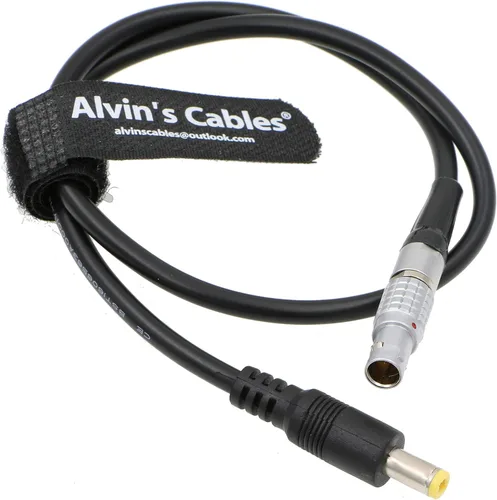 Miniatura 2 de Alvin's Cables Cable adaptador de corriente de 2 pines macho a CC para Teradek Bond de 18 pulgadas recto 2 pines a DC recto
