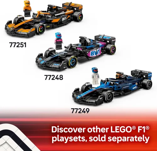 Miniatura 7 de LEGO Speed Champions MoneyGram Haas F1 Team VF-24 Auto de Carrera de Juguete - Juego de Construcción para Niños, Niños y Niñas, Edades 10+ - Auto