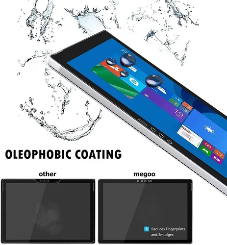 Miniatura 5 de Megoo Protector de pantalla para Surface Pro 5, ultra transparente, de alta respuesta, vidrio templado, compatible con Microsoft Surface Pro 6/Pro