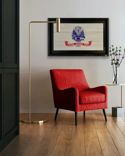 Miniatura 4 de Flags of Valor Decoración de pared de madera de la Guardia Costera de los Estados Unidos, bandera de servicio militar enmarcada en 3D, fabricada