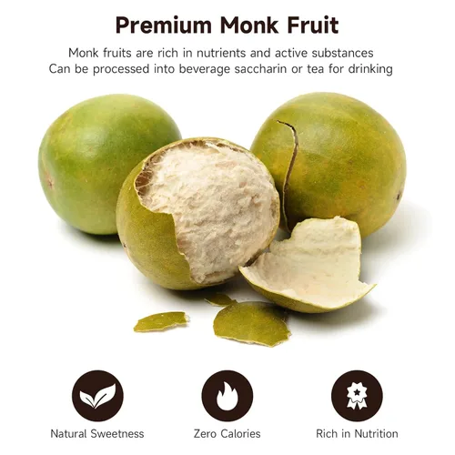 Miniatura 4 de SPICEEL Edulcorante de fruta de monje con alulosa, sustituto del azúcar blanco sin calorías, sin eritritol, apto para dieta cetogénica, de extracto