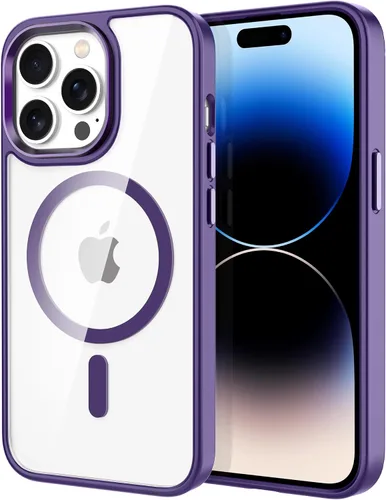 Miniatura 86 de CACOE Funda magnética para iPhone 12 y iPhone 12 Pro de 6.1 pulgadas - Compatible con MagSafe y soporte magnético para teléfono en el automóvil,