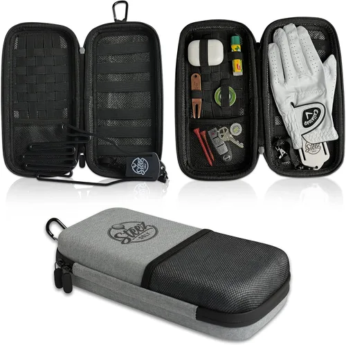 Miniatura 7 de Accessory Case - Golf Bag Organizer. Airtight, Water-Resistant, Protective Hard Case for Phone, Tees, Ball Markers, Repair Tools, and Golf