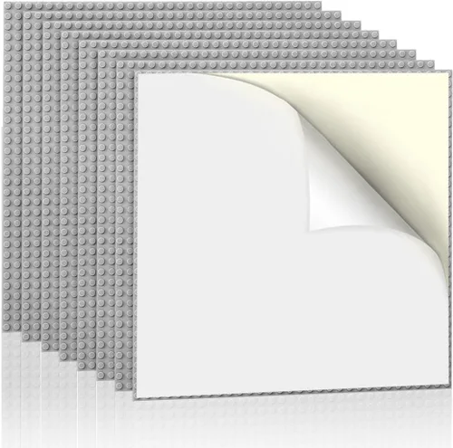 Miniatura 16 de Lekebaby Base de construcción clásica para ladrillos de construcción, 100% compatible con las principales marcas: placa base de 10 x 10 pulgadas