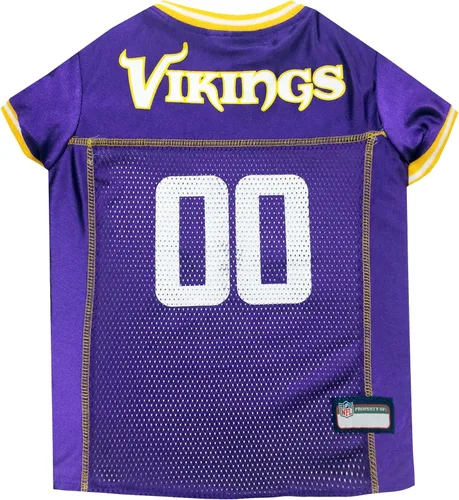Miniatura 35 de Camiseta para perro de los New Orleans Saints, de la NFL, talla: L, el mejor atuendo de camiseta de fútbol americano para perros o gatos, con Santos
