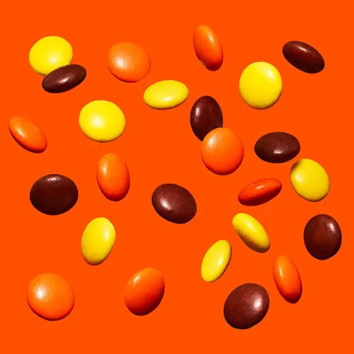 Miniatura 7 de Reese's Pieces - Mantequilla de maní en una cáscara crujiente, bolsa de golosinas a granel, 48 onzas